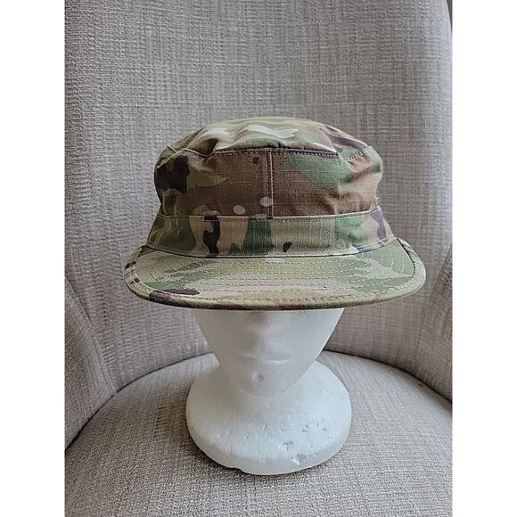 US ARMY Adult Patrol Cap OCP Camo Ripstop Fitted Multicolor Size 7 1/4 - Picture 1 of 6